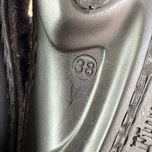 Finn Comfort sz 38 EU blue wool slip on clogs with flower made in Germany - Picture 11 of 13